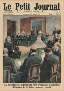Vyšetřovací komise pro aféru Rochette, Evidence pana Fabrea, státního zástupce, ilustrace na přední straně obálky z 